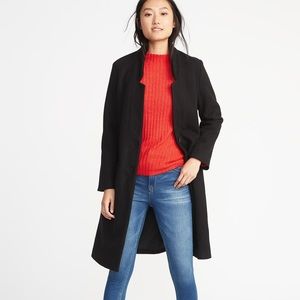Old Navy Long Soft-Brushed Coat